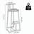 Set of 3 Bar Stools with Backrest for Kitchen Island, Dining, Pub, and Various Rooms, Ideal for Multiple Settings-1627880015
