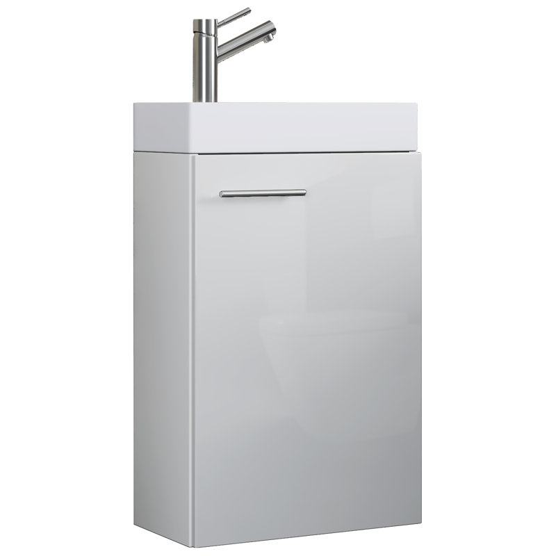 Ranisav Bathroom Vanity with Basin, White