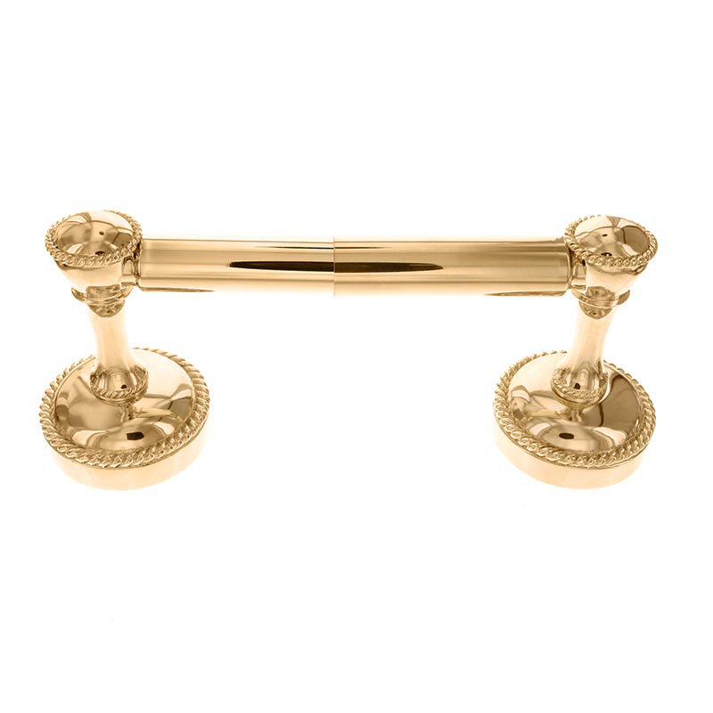 Equestre Wall Mounted Toilet Paper Holder, Polished Gold