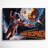 Space Soviet space program propaganda Purple Canvas Wall Art-500660056