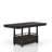 Deep Coffee Counter Height Dining Table