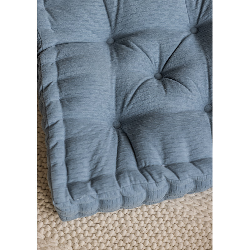 Coussin en polyester Namra, Bleu