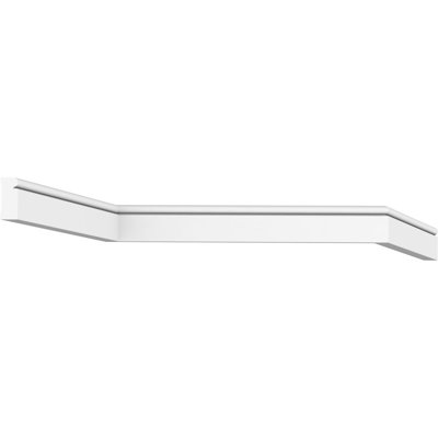 1.625'' H x 96'' W x 0.6875'' D PVC Moulding