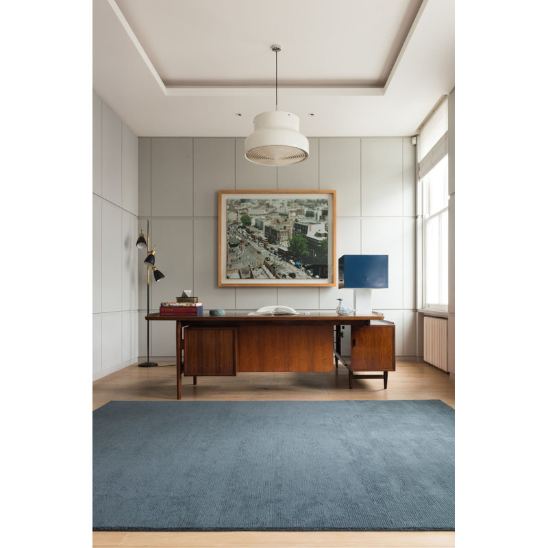 Farrow & Ball Plain Wool Wooster Area Rug, Rectangle 6' x 9'