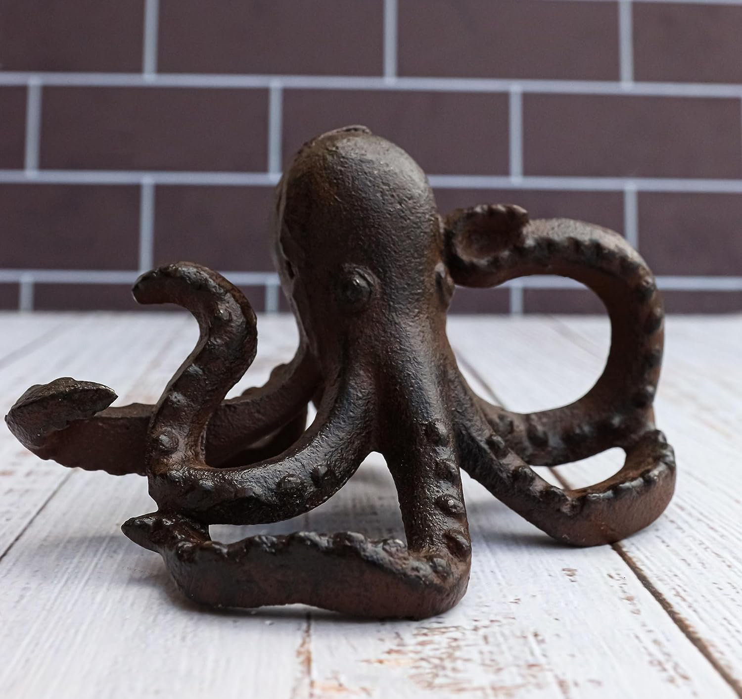 Rosecliff Heights Braxstyn Cast Iron Nautical Sea Octopus Kraken ...