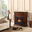 Foyer au gaz naturel sans conduit Duluth Forge - 26 000 BTU, télécommande, finition gris ardoise - Modèle # DFS-300NR-3GR-115177448-115177449