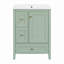 Meuble-lavabo de salle de bain avec rangement, tablette réglable