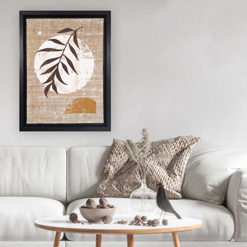 Peinture décorative sur toile, H 26 po x l 18,1 po, Noir