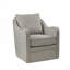 Chaise rembourrée en polyester avec base ronde-254368108