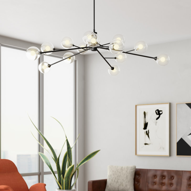 Vanvalkenburg - Lustre linéaire moderne Spoutnik léger