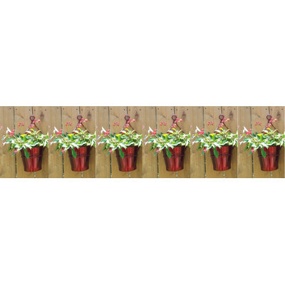 Pot à fleurs en acier galvanisé Ryalson