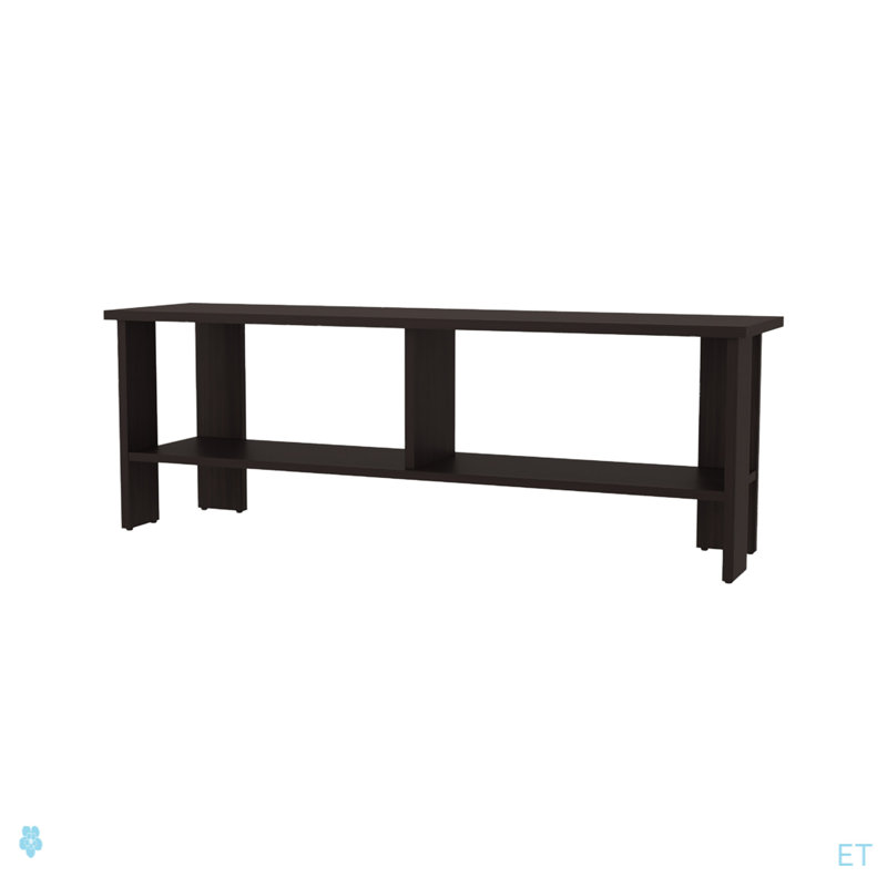 Cope TV Stand With Open Storage, TV Capacity 65", Stained Walnut