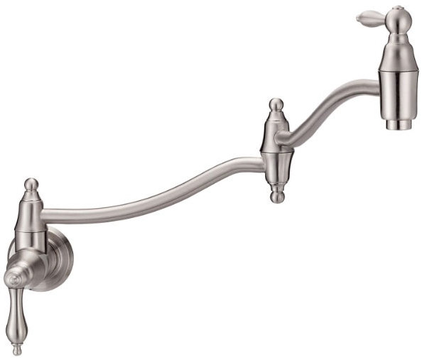 Robinet remplisseur mural Fairmont, Acier inoxydable