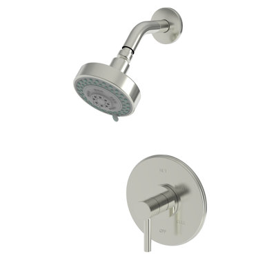 East Linear Balanced Pressure Shower Trim Set with Shower Head