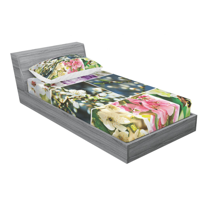 Microfiber Sheet Set, Twin XL Sheet Set with Fitted Sheet