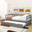 Lit de jour en bois avec couchette simple Dystiny-314628341