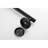 Stainless Steel Handheld Shower With Adjustable Slide Bar And Long Hose In Matte Black 59-inch Look