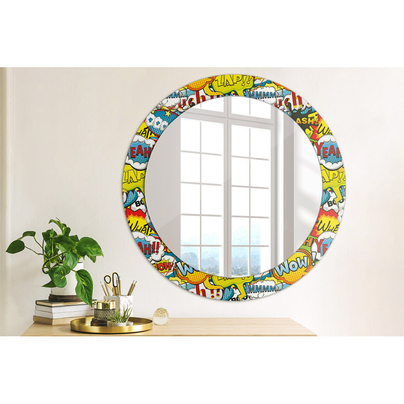 Huldar Glass Flat Wall Mirror