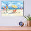 «Beach Signs Umbrellas» par Paul Brent, acrylique-315518083