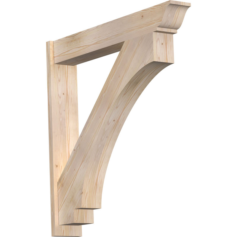 Persienne impériale traditionnelle, Sapin Douglas de 6 po (sciage brut), P 46 po x H 46 po