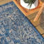 Tapis d'intérieur / extérieur bleu marine / gris Leonora-1920540286