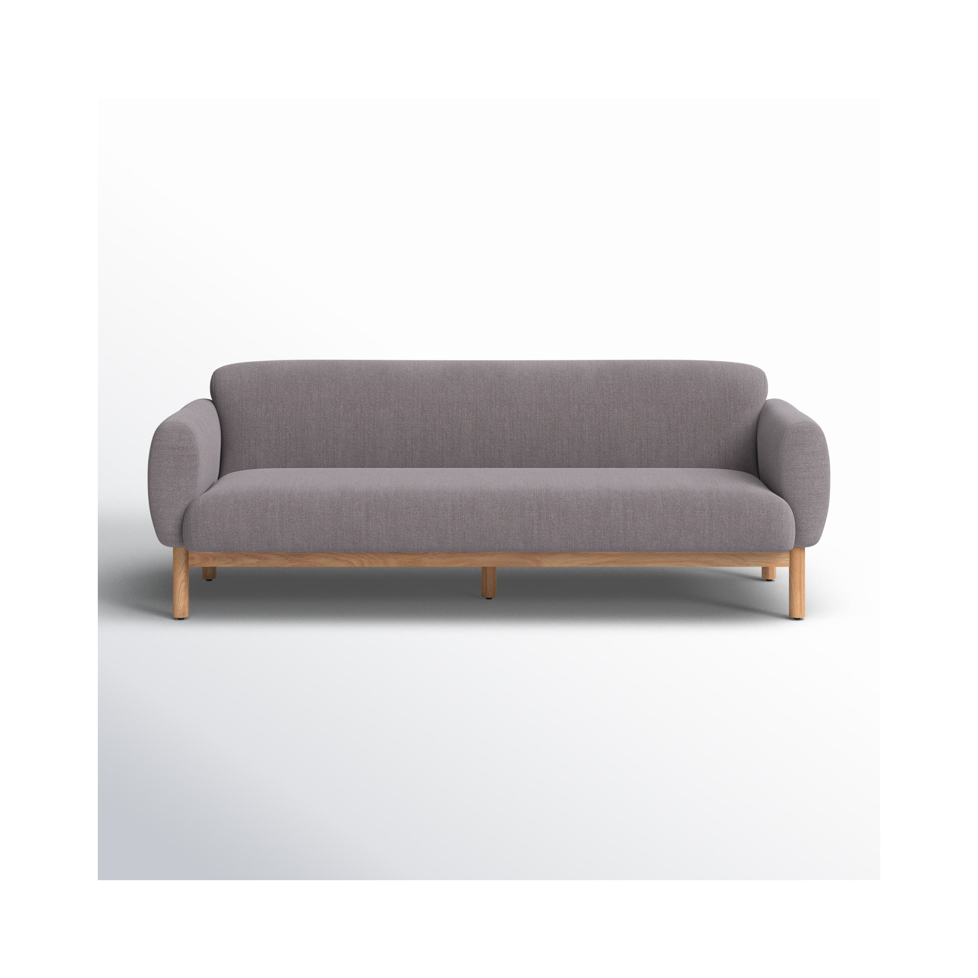 Mattia Sofa, 87" W, Metro Gray Linen Blend
