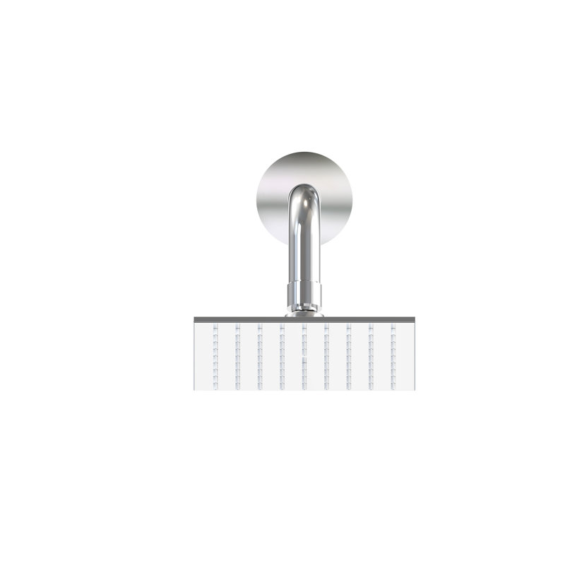 Pomme de douche entièrement réglable et autonettoyante, Chrome