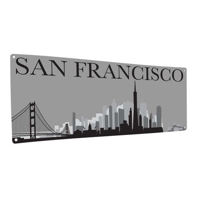 «San Francisco Skyline Metal Sign»