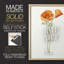 «California Poppy Vase II», reproduction encadrée - bois massif-1569105828