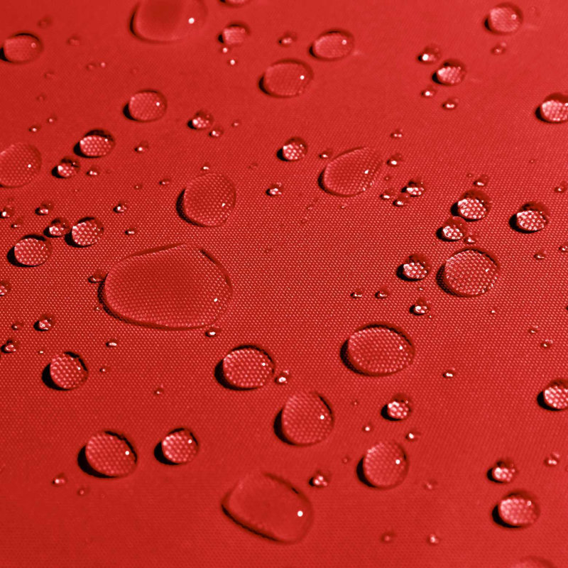 Voile d'ombrage imperméable carré Amgo Custom - durable et résistante aux rayons UV, Rouge, 6 pi x 6 pi