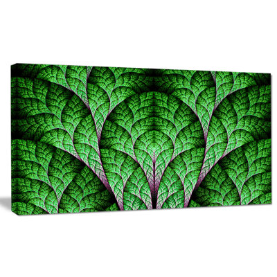 « exotique green biologique », impression sur toile tendue