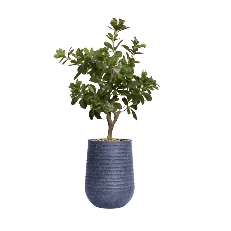 Arbre tung artificiel 44,08 po en pot, Noir