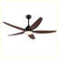 Ventilateur de plafond avec lampes, ventilateurs de plafond de 56 pouces avec télécommande, 5 pales, moteur à courant continu réversible à 6 vitesses pour patio, salon, chambre à coucher, porche