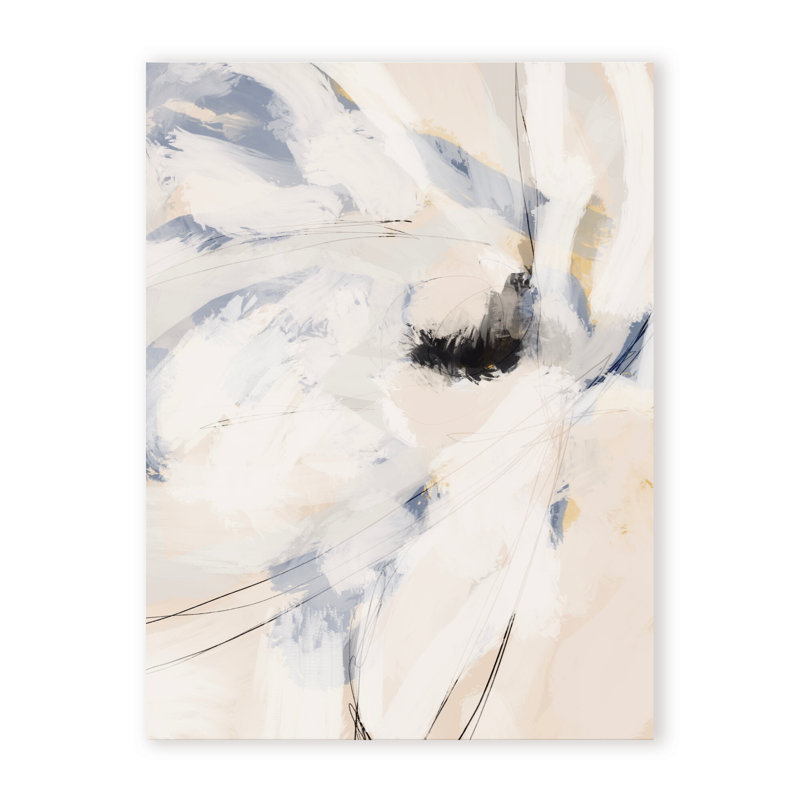 Nature Inspired Nomadic Blossom, 48" H x 36" W x 1.5" D, Wrapped Canvas, Does Not Apply
