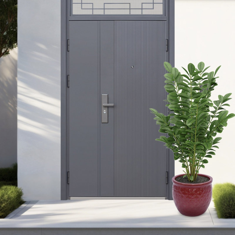 Chic pot à fleurs en céramique de style moderne pour patio et jardin