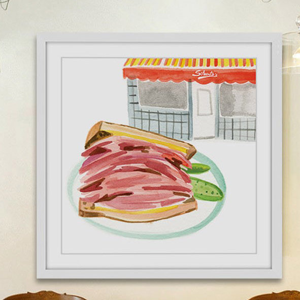Molly Rosner - Single Picture Frame Painting, 41 cm H x 41 cm W x 3.81 cm D