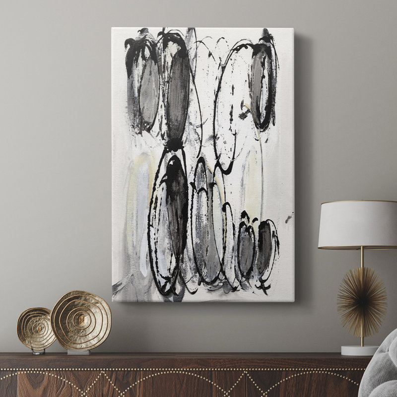 Grey Scribbles II - galerie sur mesure