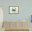 «Blue Sea Crab Over Beige Soft Watercolors», art mural par Melissa Hyatt LLC-71354239-71354240
