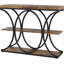 Console 39 po de style industriel avec rangement à 3 niveaux pour l'entrée, le salon et le couloir-773838802