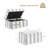 30.3'' W Skirted Upholstered Storage Ottoman-510520899