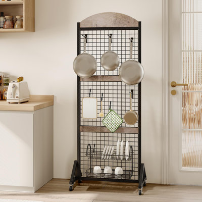 Grid Wall Panel 57 x 2 FT Grid Display Rack