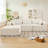 Modular Boneless L Shaped Sofa with Chaise,Modern Minimalist Upholstered Couches for Living Room,Deep Seat Corner Couch,No Assembly Required-2125736288-2125736291