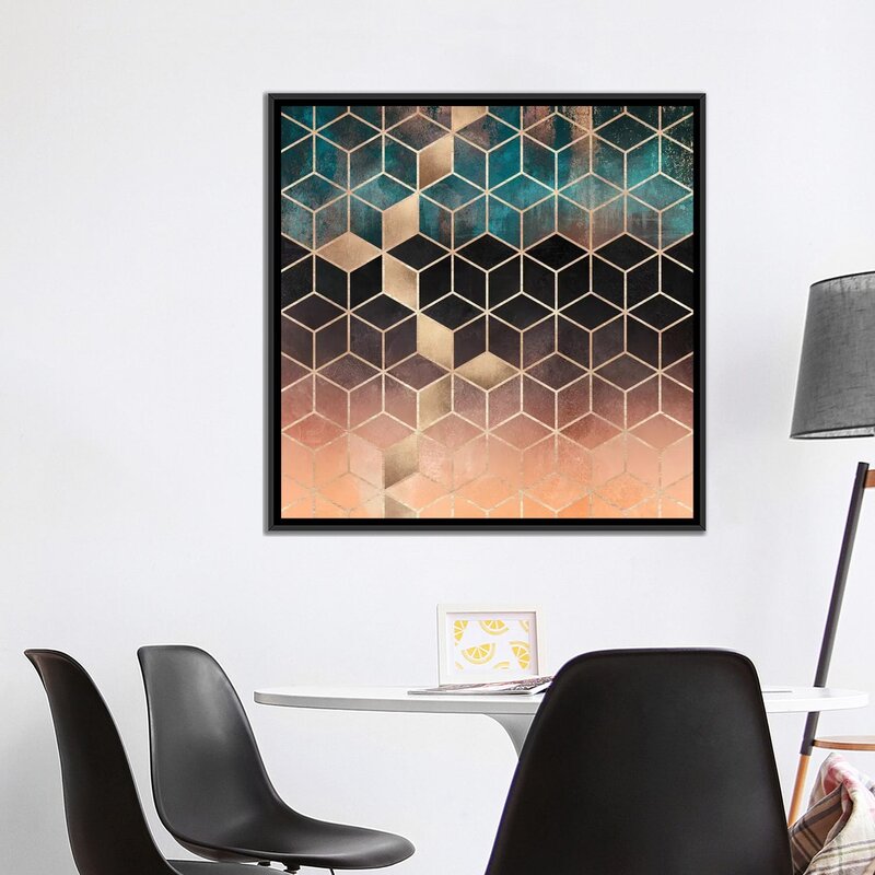Ombre Dream Cubes by Elisabeth Fredriksson Graphic Art
