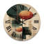 Horloge murale surdimensionnée en bois-2139292176