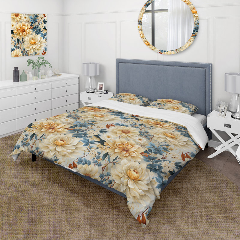 Ensemble de housse de couette Boho, Housse de couette simple + 1 taie décorative stan