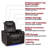Upholstered Home Theater Seat with Cup Holder-59936452