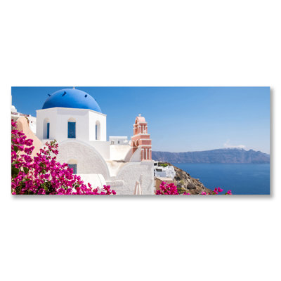 Santorini Summer Print