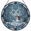 Vitrail 12 "H Winter Wonders
