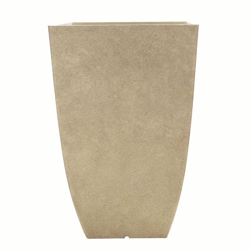 Newland Pot Planter, Bone, 13.5" H x 16" W x 16" D