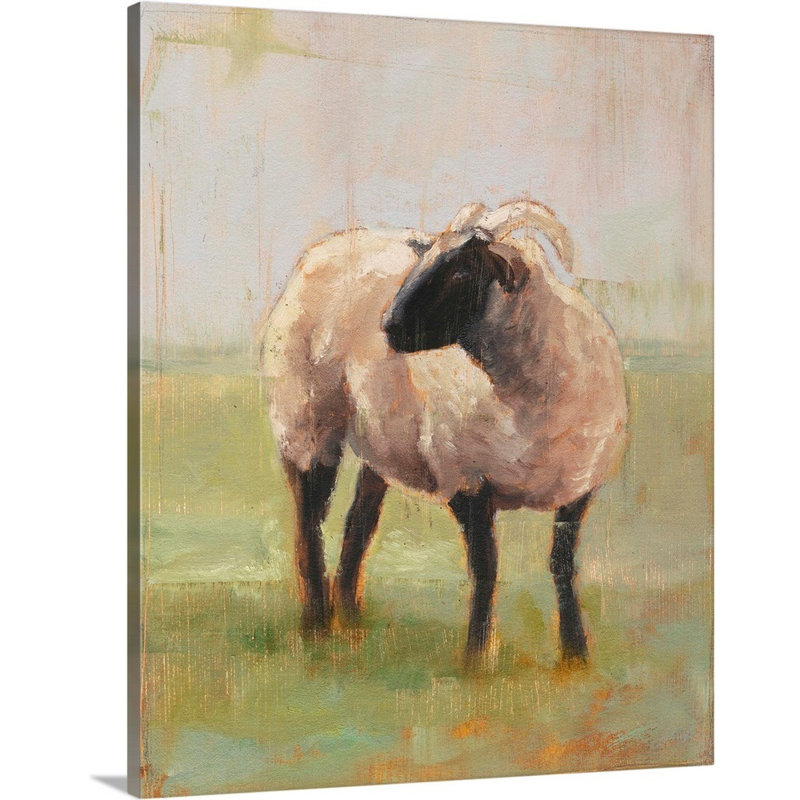 «Away From The Flock II», art mural sur toile, H 20 po x l 16 po x P 1 po, Toile tendue